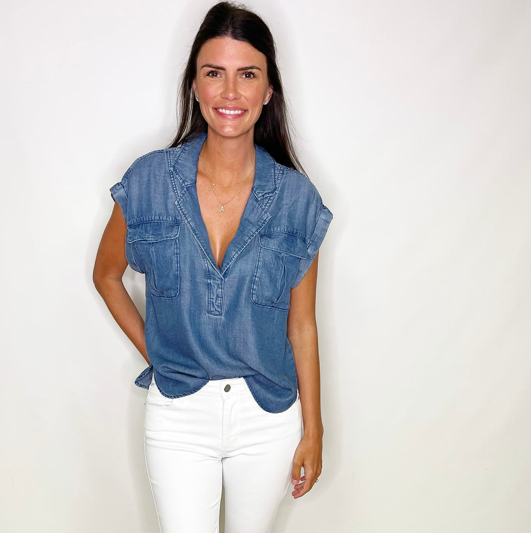 Gavin Denim Top