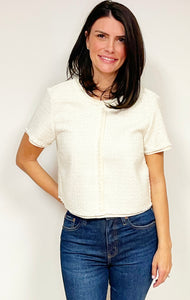 Addie Tweed Top