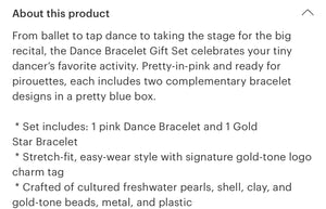 Dance Bracelet Gift Set