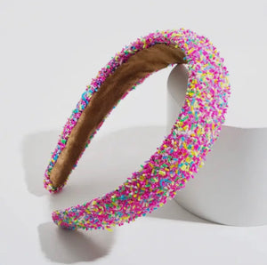 Pink Sprinkles Headband