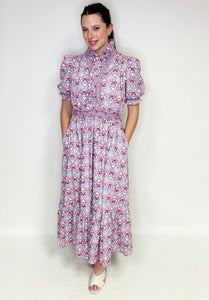 Paris Floral Maxi Dress