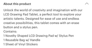 LCD Drawing Pad