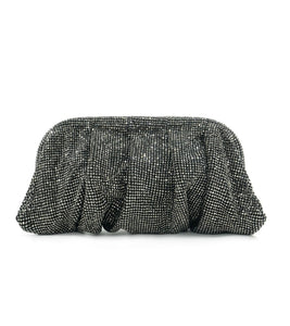 Envy Pewter Crystal Clutch