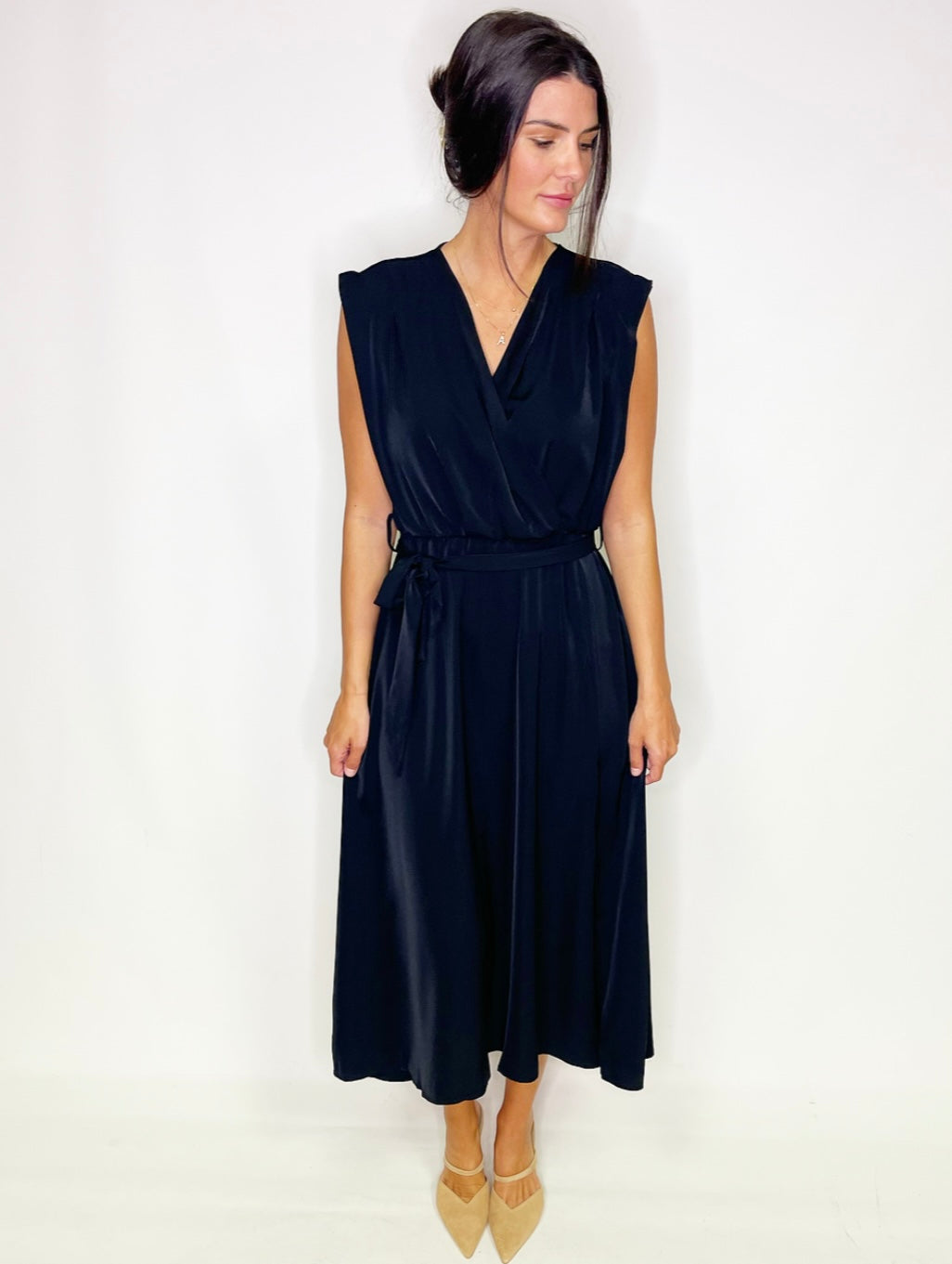 Aeries Wrap Midi Dress