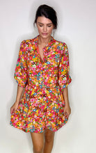 Load image into Gallery viewer, Floral Braided Trim Dress
