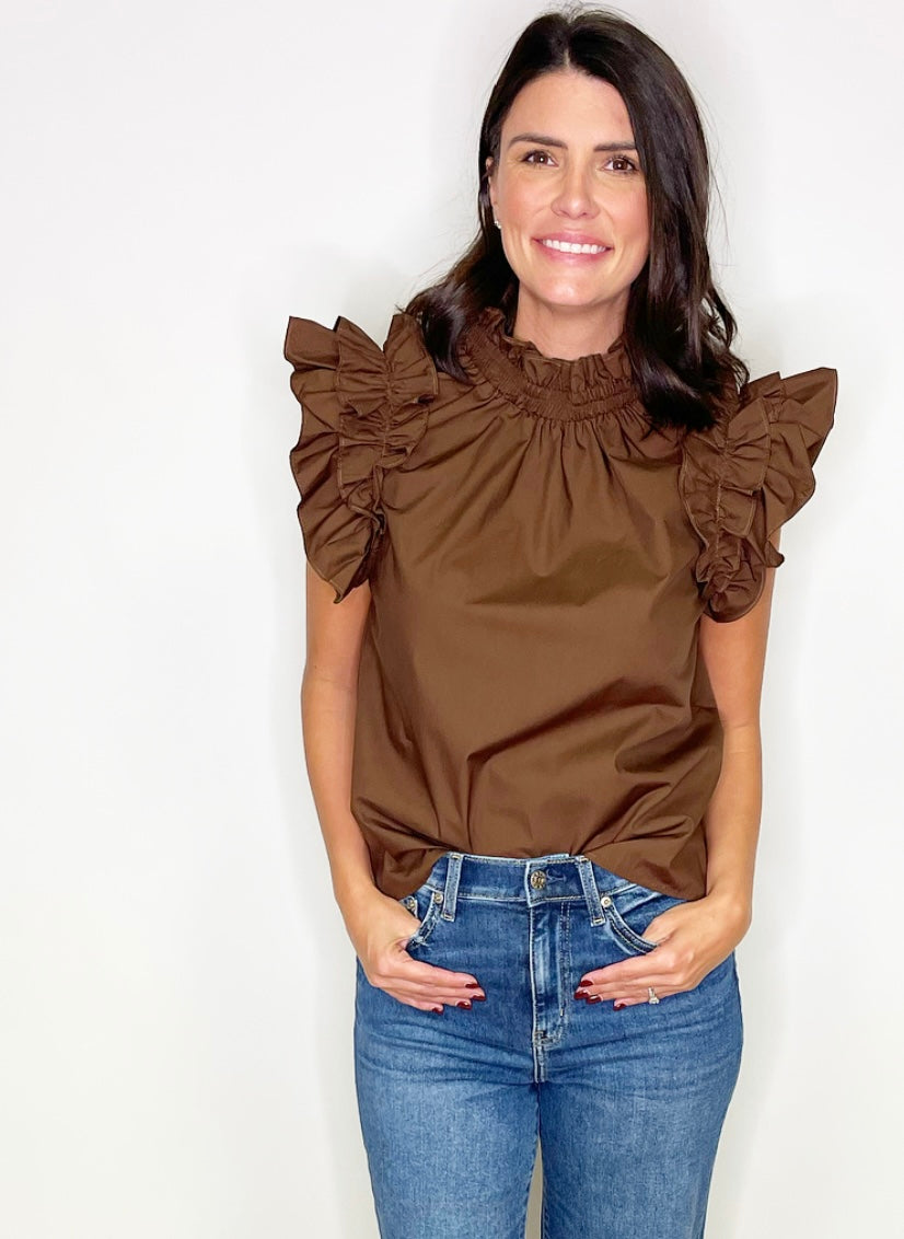 Celie Poplin Top