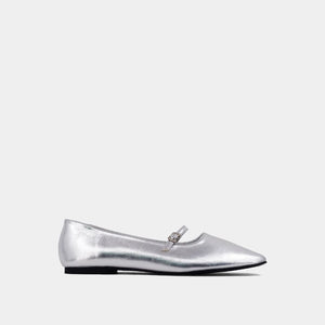 Adele Silver Flats