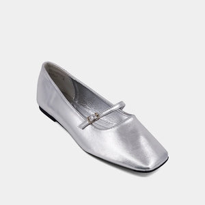 Adele Silver Flats