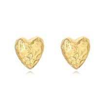 Load image into Gallery viewer, Corinne Heart Studs
