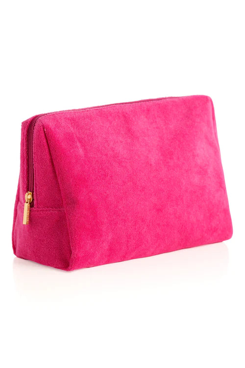 Sol Pink Terry Zip Pouch