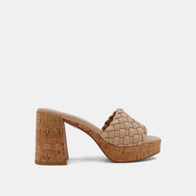 Load image into Gallery viewer, Glady&#39;s Braided Cork Heels
